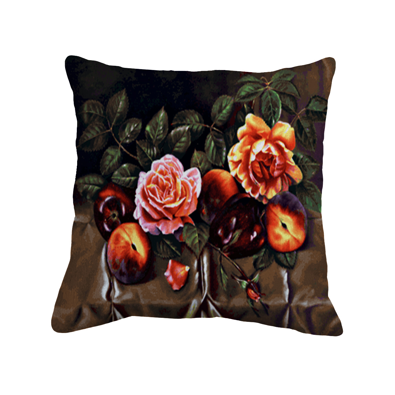 کاور کوسن طرح گل و میوه کد 2454