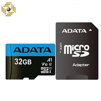 کارت حافظه microSDHC ای دیتا مدل Premier V10 A1 کلاس 10 استاندارد UHS-I سرعت 85MBps همراه با آداپتور SD ظرفیت 32 گیگابایت