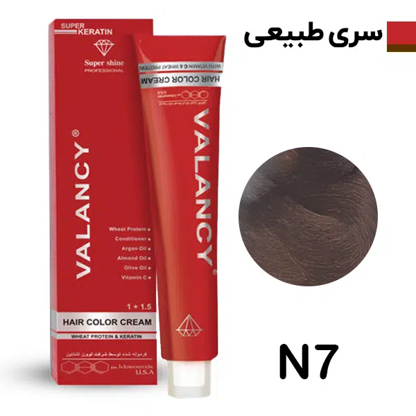 والانسی رنگ مو طبیعی شماره N7