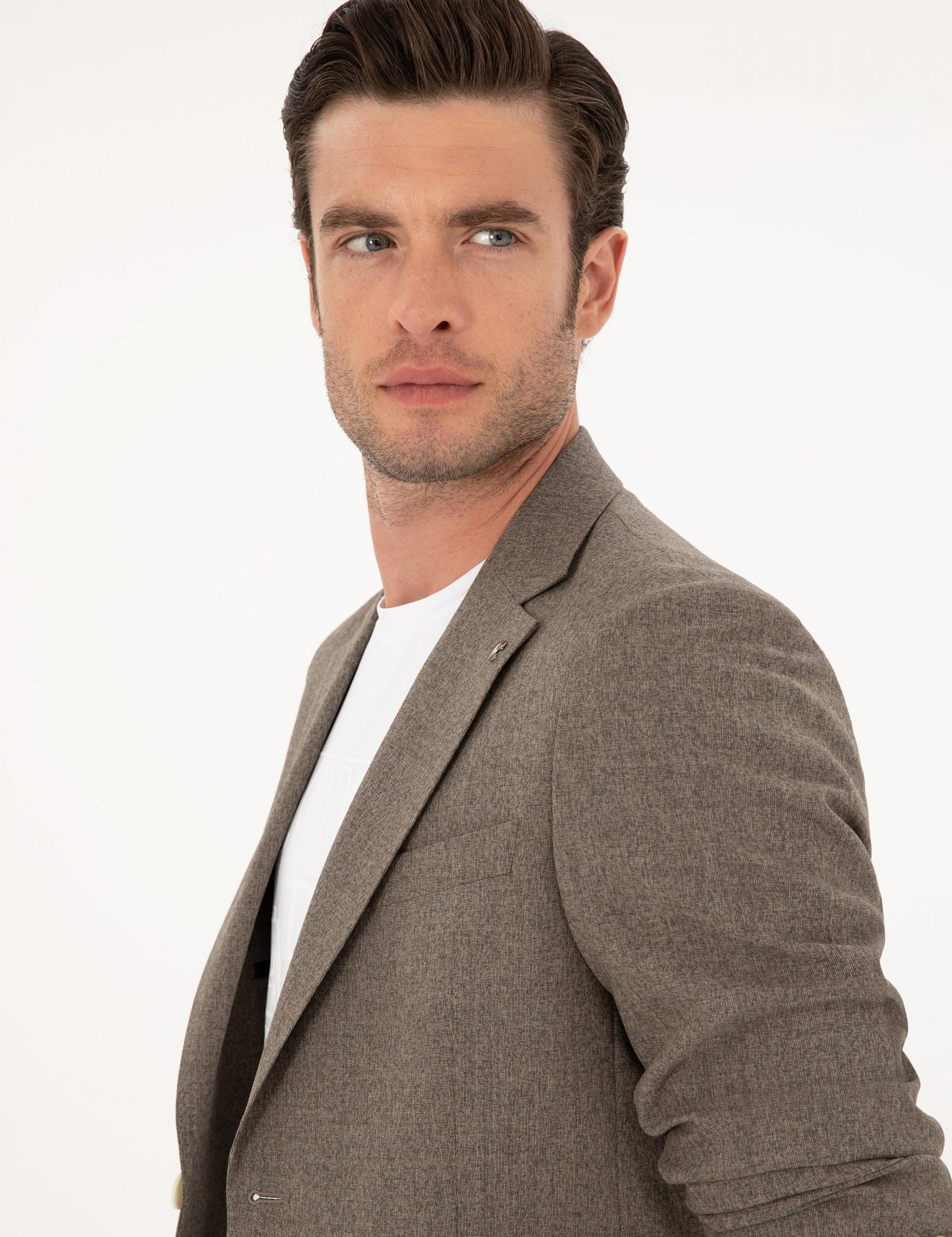 کت و شلوار مردانه قهوه ای کاشارل