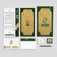 طرح ست اداری لایه باز برای رستوران | گرافیک با طعم تربچه