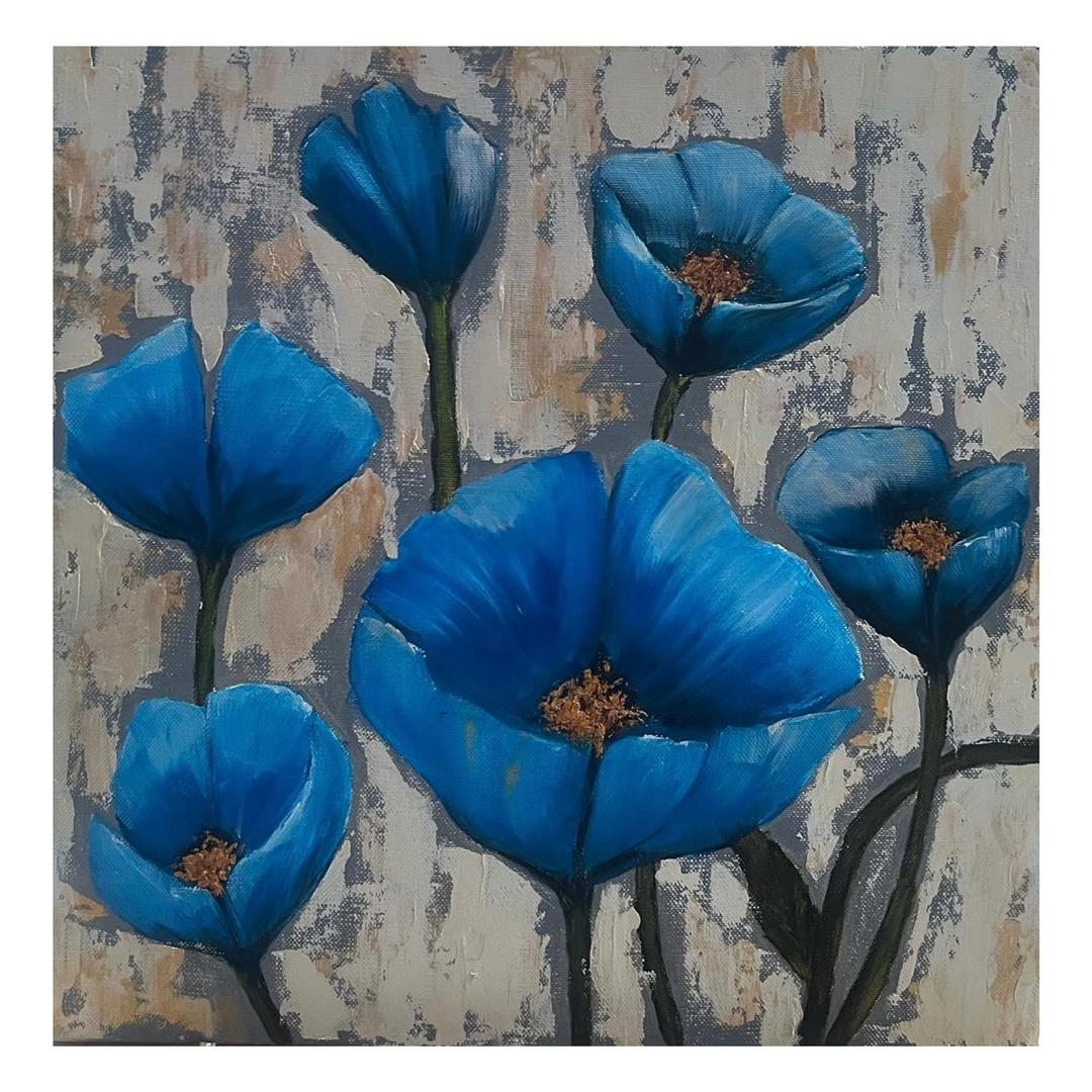 تابلو رنگ روغن مدل گل