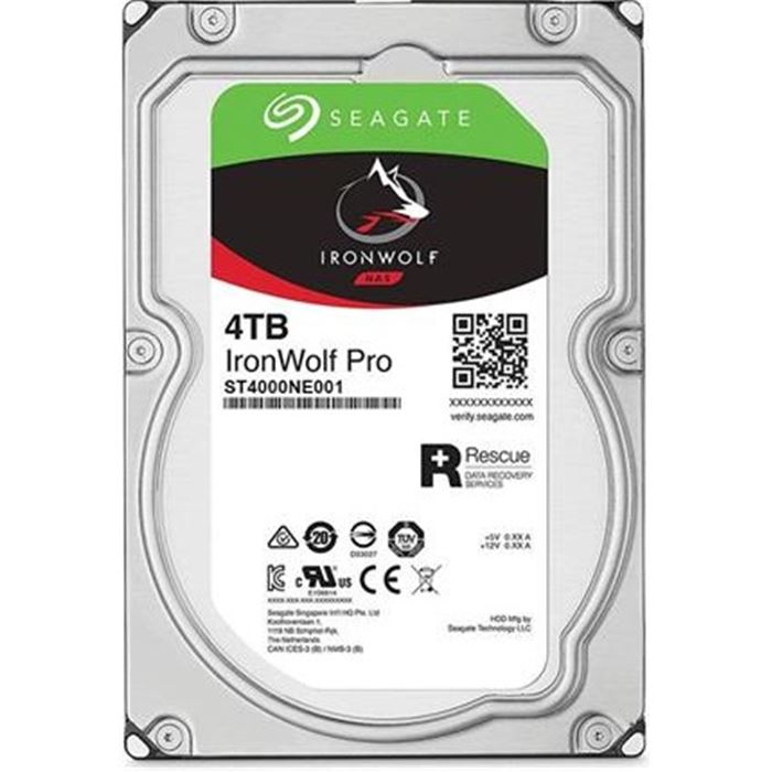 هارد دیسک سیگیت مدل ST4000NE001 IronWolf Pro با ظرفیت 4 ترابایت