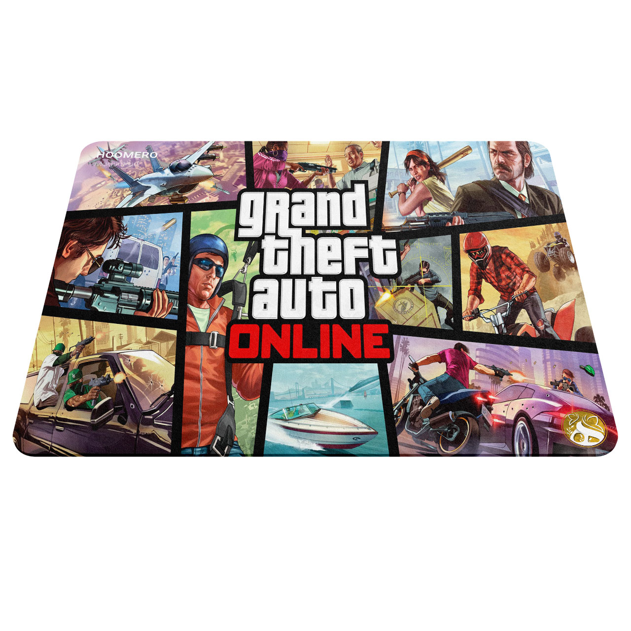 ماوس پد هومرو مدل A2764 طرح Grand Theft Auto Online