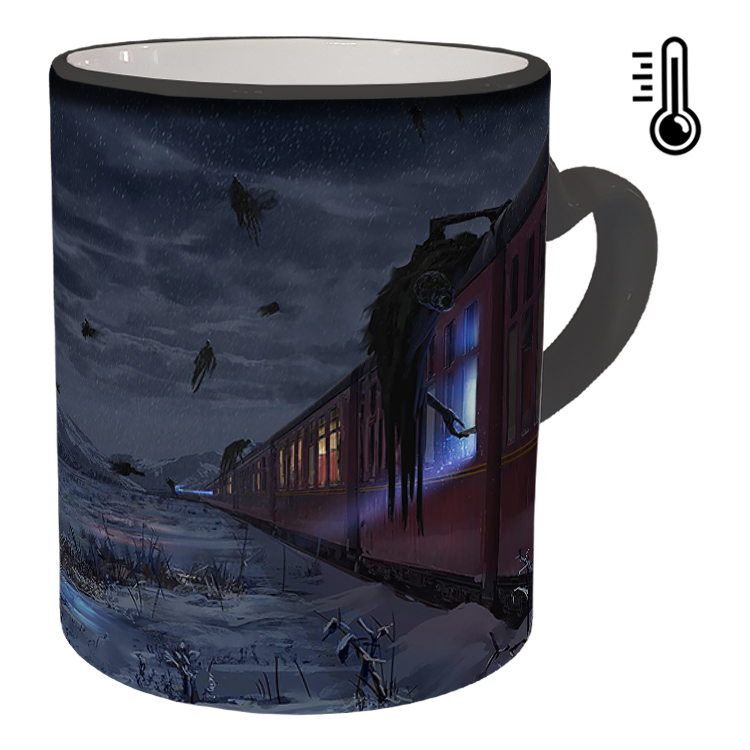 ماگ حرارتی مدل دسته قلبی طرح هری پاتر کد 49