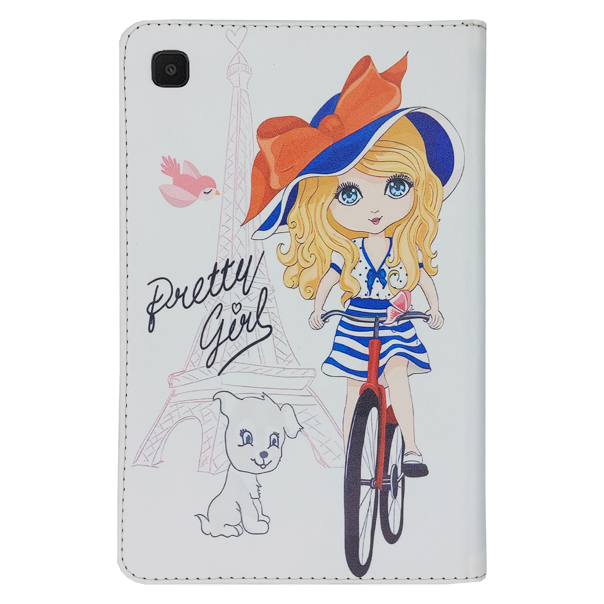 کیف کلاسوری طرح دختر فانتزی دوچرخه سوار کد TB223 مناسب برای تبلت سامسونگ Galaxy Tab A 10.1 2019 T510 / T515