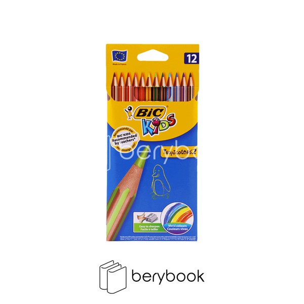 bic / مداد رنگی / 12 رنگ / جعبه مقوایی / 29611