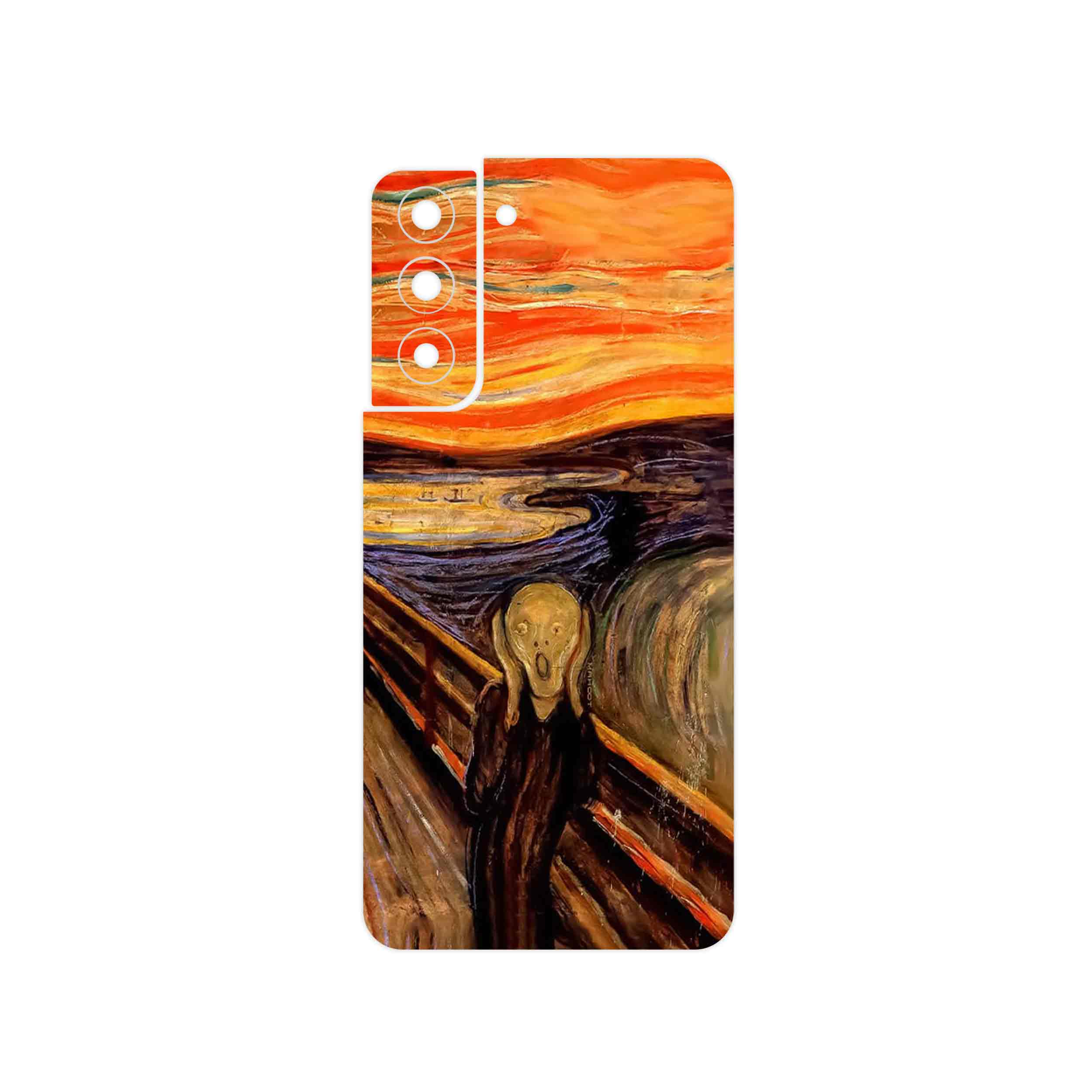 برچسب پوششی ماهوت مدل The Scream of Munch مناسب برای گوشی موبایل سامسونگ Galaxy S21 FE 5G