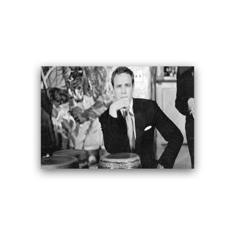 تابلو شاسی طرح مارلون براندو مدل BS00653 | دنیای قاب