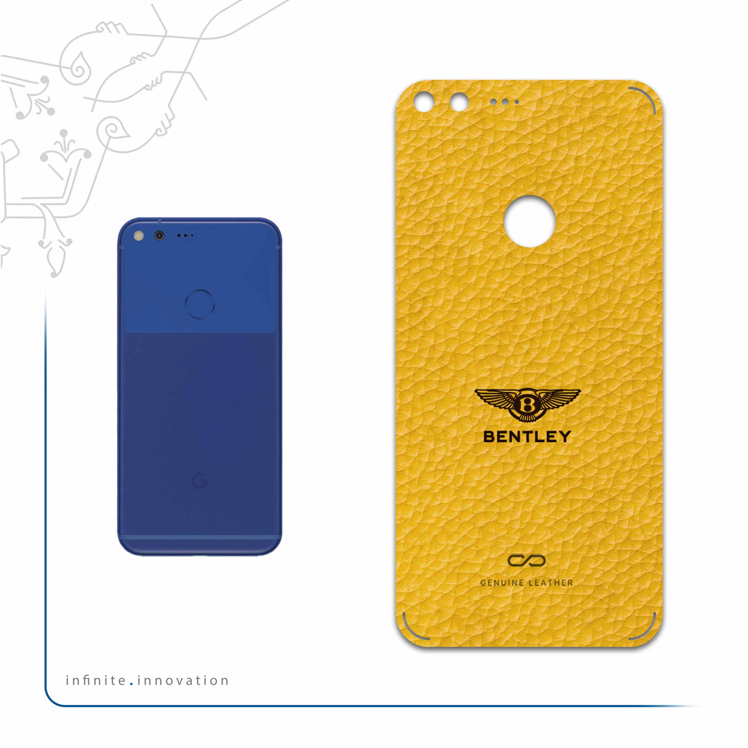 برچسب پوششی ماهوت مدل ML-BNTLY مناسب برای گوشی موبایل گوگل Pixel XL