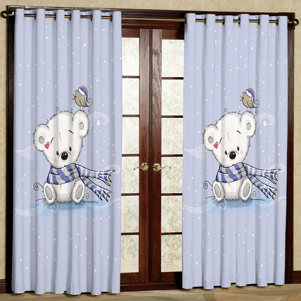 پرده مدل مخمل پانچی کد 7426 سایز 280x140 سانتی متر