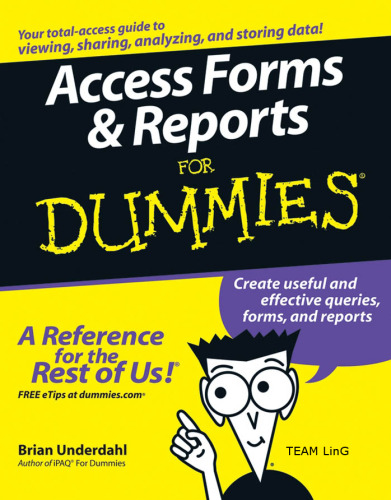 خرید و دانلود نسخه کامل کتاب Access forms &amp; reports for dummies