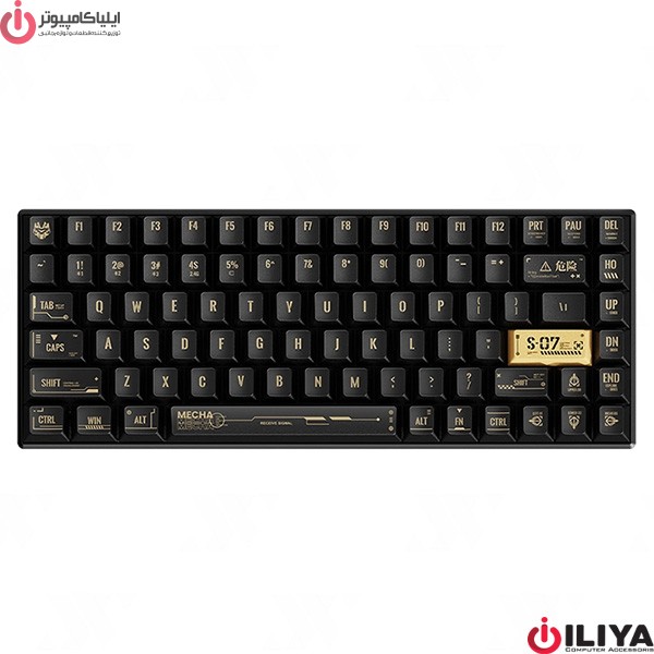 کیبورد گیمینگ سیمدار ،وایرلس و بلوتوث رپو مدل RAPOO V700-8A