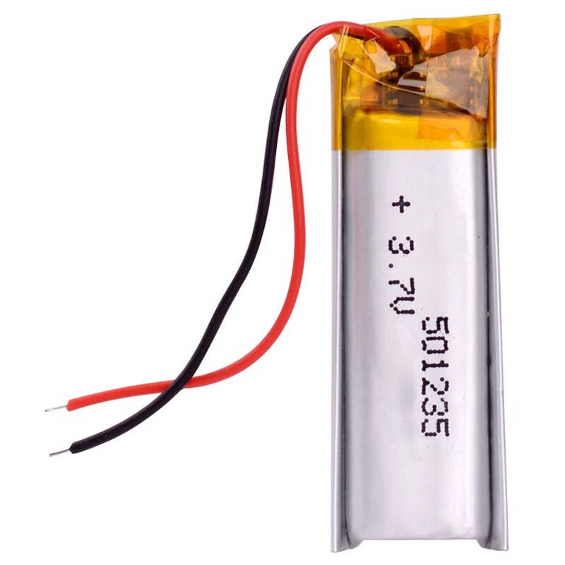باتری لیتیومی آدامسی 350mAh 50*12*35mm 501235