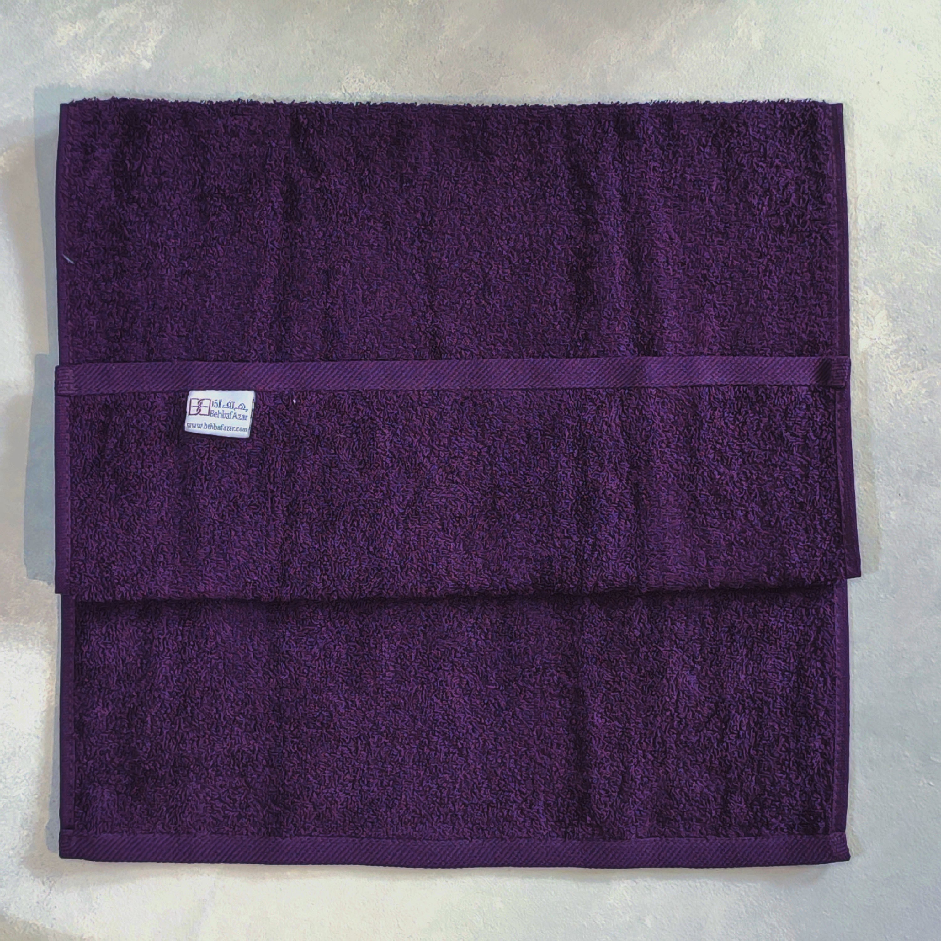 حوله دستی بهباف آذر مدل ساده سایز 40 در 78 کد 01
