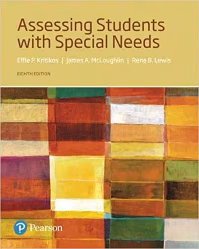 خرید و دانلود نسخه کامل کتاب Assessing Students with Special Needs (8th Edition) - Pdf