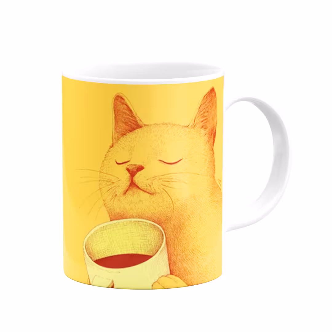 ماگ طرح گربه کد CAT 20