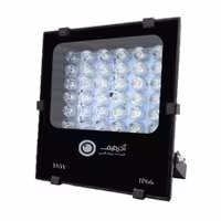 پروژکتور 100 وات 24 ولت لنزدار آذر طیف کد FP100W-24V