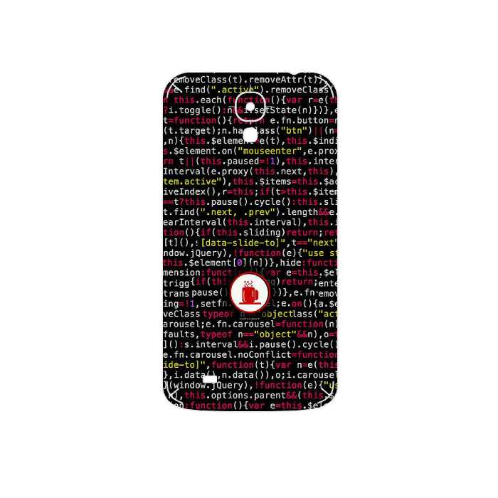 برچسب پوششی ماهوت مدل Programming 1 مناسب برای گوشی موبایل سامسونگ Galaxy Mega 6.3 I9200