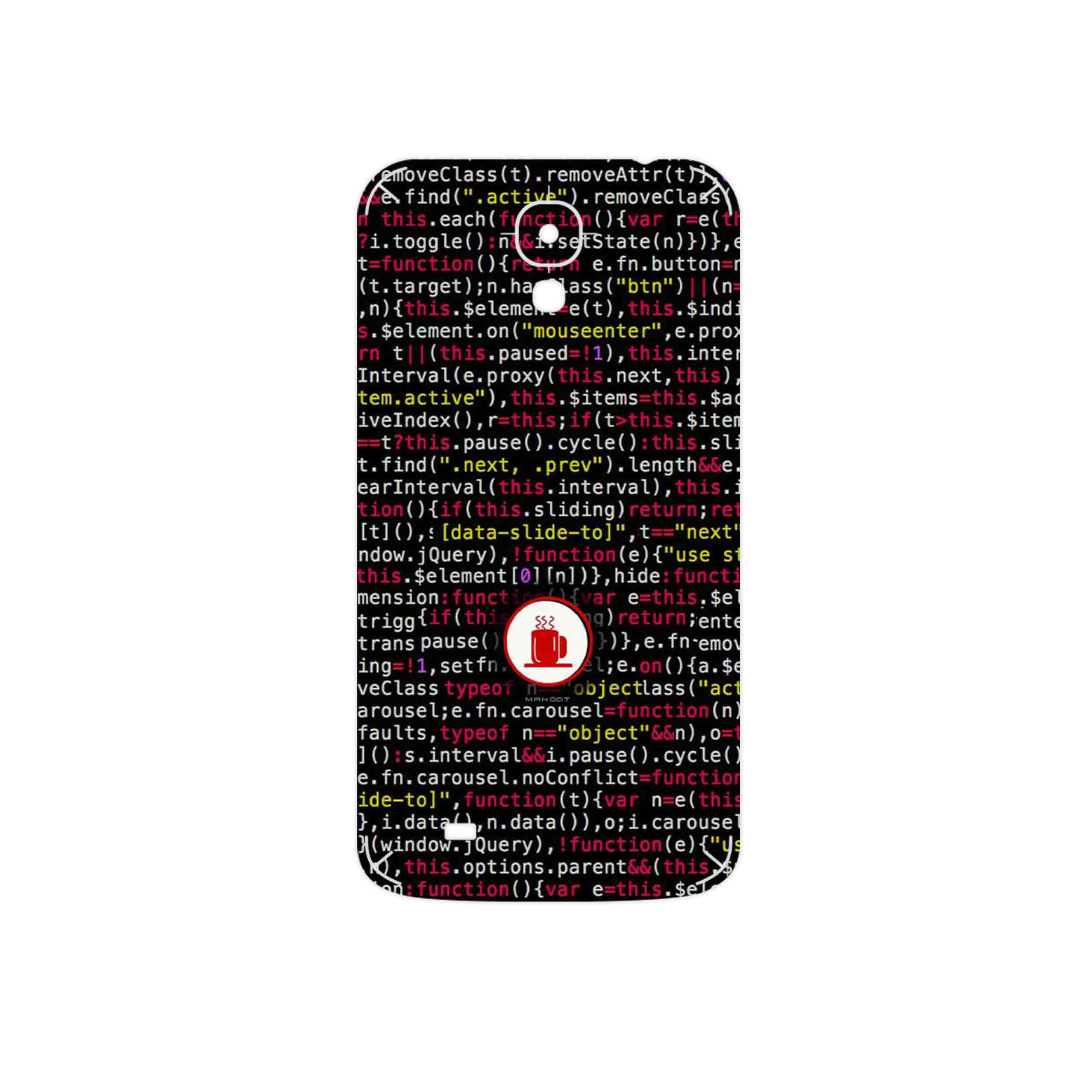 برچسب پوششی ماهوت مدل Programming 1 مناسب برای گوشی موبایل سامسونگ Galaxy Mega 6.3 I9200