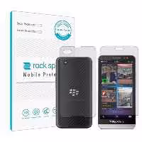 گلس محافظ صفحه نمایش و پشت گوشی Blackberry Z30 مدل نانو هیدروژل شفاف برند راک اسپیس کدSS