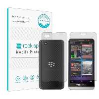 گلس محافظ صفحه نمایش و پشت گوشی Blackberry Z30 مدل نانو هیدروژل شفاف برند راک اسپیس کدSS