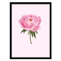 قیمت و خرید تابلو دکوراتیو مدل نقاشی گل رز صورتی کد 2103
