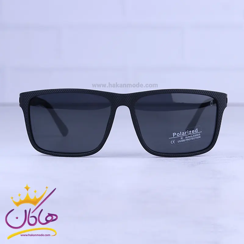 عینک آفتابی مردانه مورل پلاریزه فریم مشکی D2428P/2