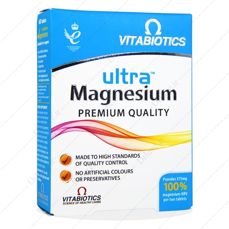 قیمت و خرید قرص اولترا منیزیم ویتابیوتیکس 60 عدد - دکتر لوکس