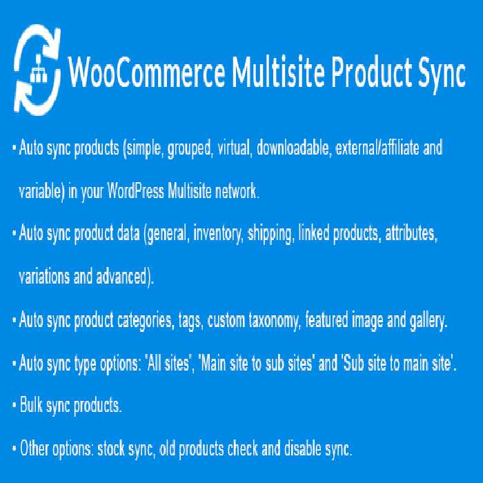 دانلود افزونه WooCommerce Multisite Product Sync