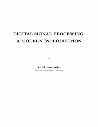 خرید و دانلود نسخه کامل کتاب Digital Signal Processing - A Modern Introduction