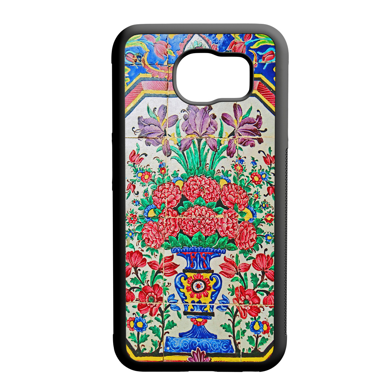 کاور طرح کاشی ایرانی کد 0646 مناسب برای گوشی موبایل سامسونگ galaxy s6