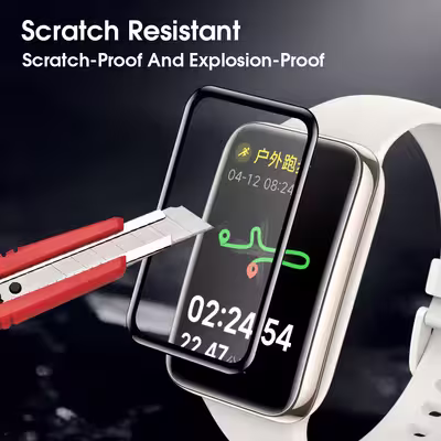 محافظ صفحه نمایش بادیگارد مدل PMMA مناسب برای ساعت هوشمند شیائومی Mi Band 7 Pro