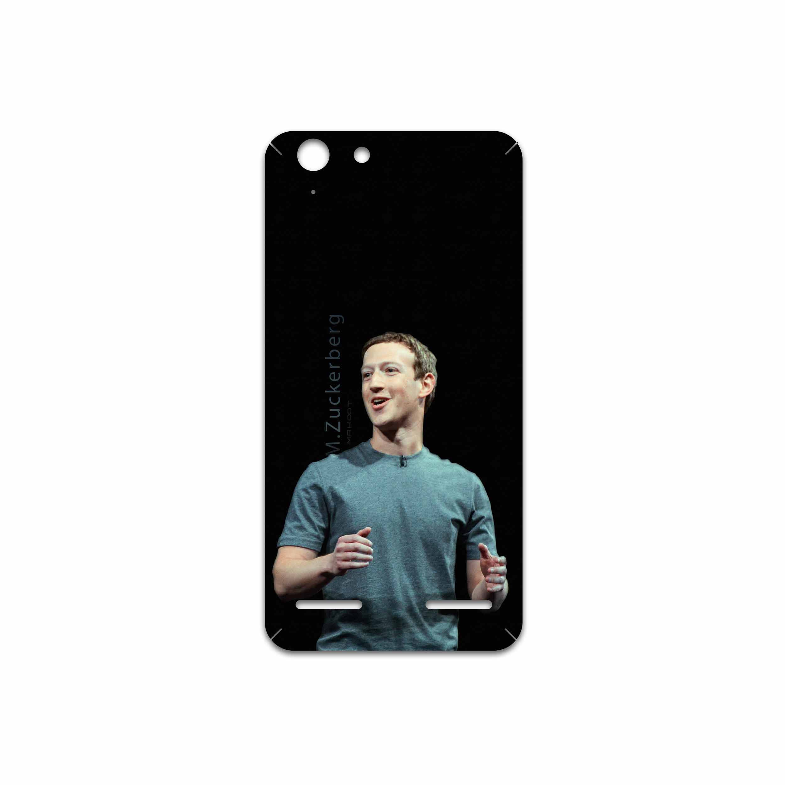 برچسب پوششی ماهوت مدل Mark Zuckerberg مناسب برای گوشی موبایل لنوو Vibe K5 Plus