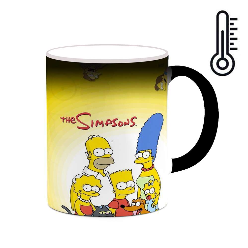 ماگ حرارتی کاکتی طرح کارتون سیمپسون مدل mgh23719