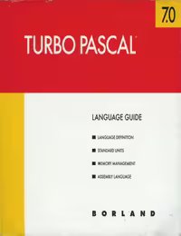 خرید و دانلود نسخه کامل کتاب Turbo Pascal® version 7.0 language guide