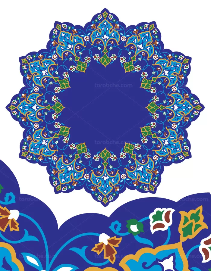 وکتور شمسه 44 - گرافیک با طعم تربچه