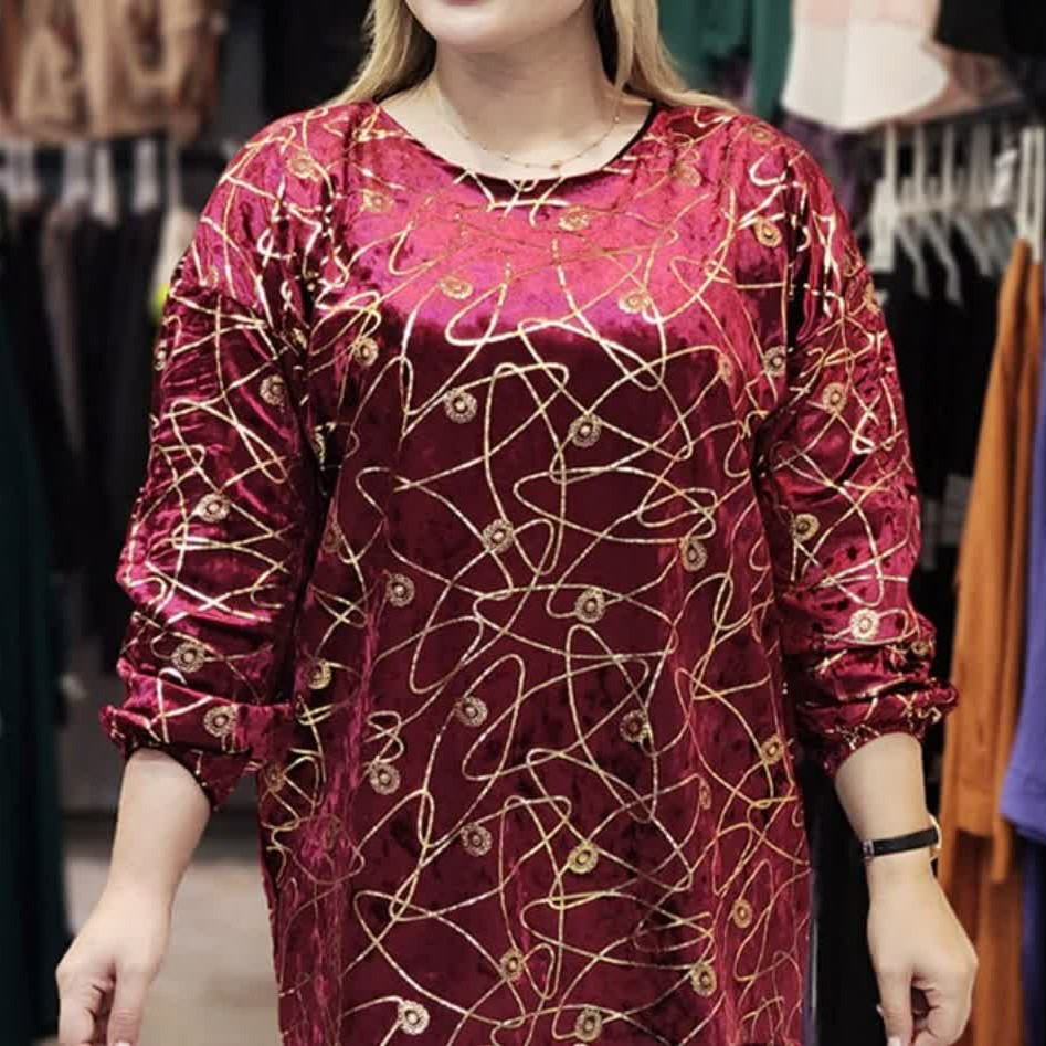 تونیک مخمل طلاکوب                                  