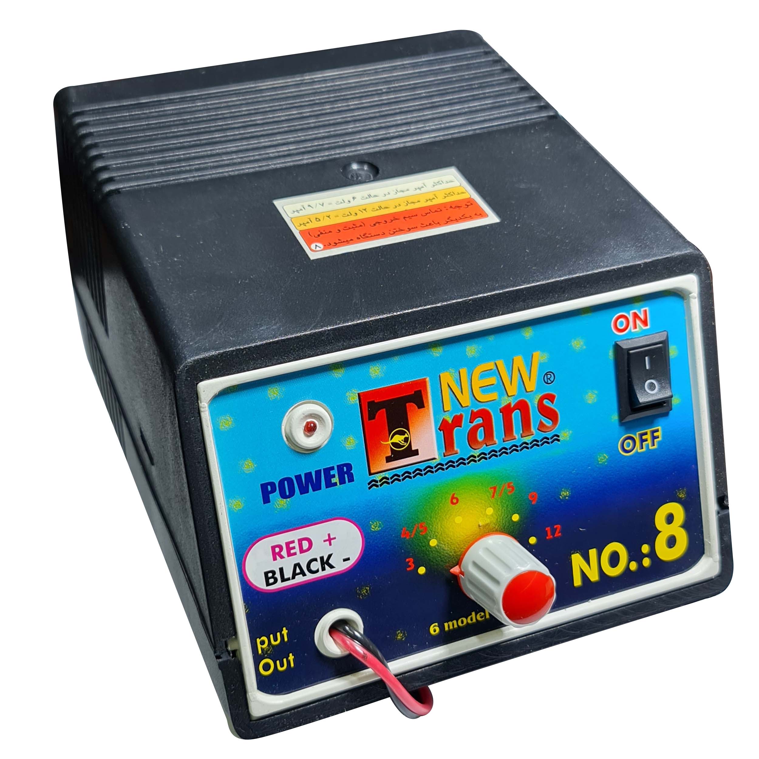 آداپتور 12 ولت 26 آمپر نیو ترانس مدل ولتاژ متغیر 60w-8