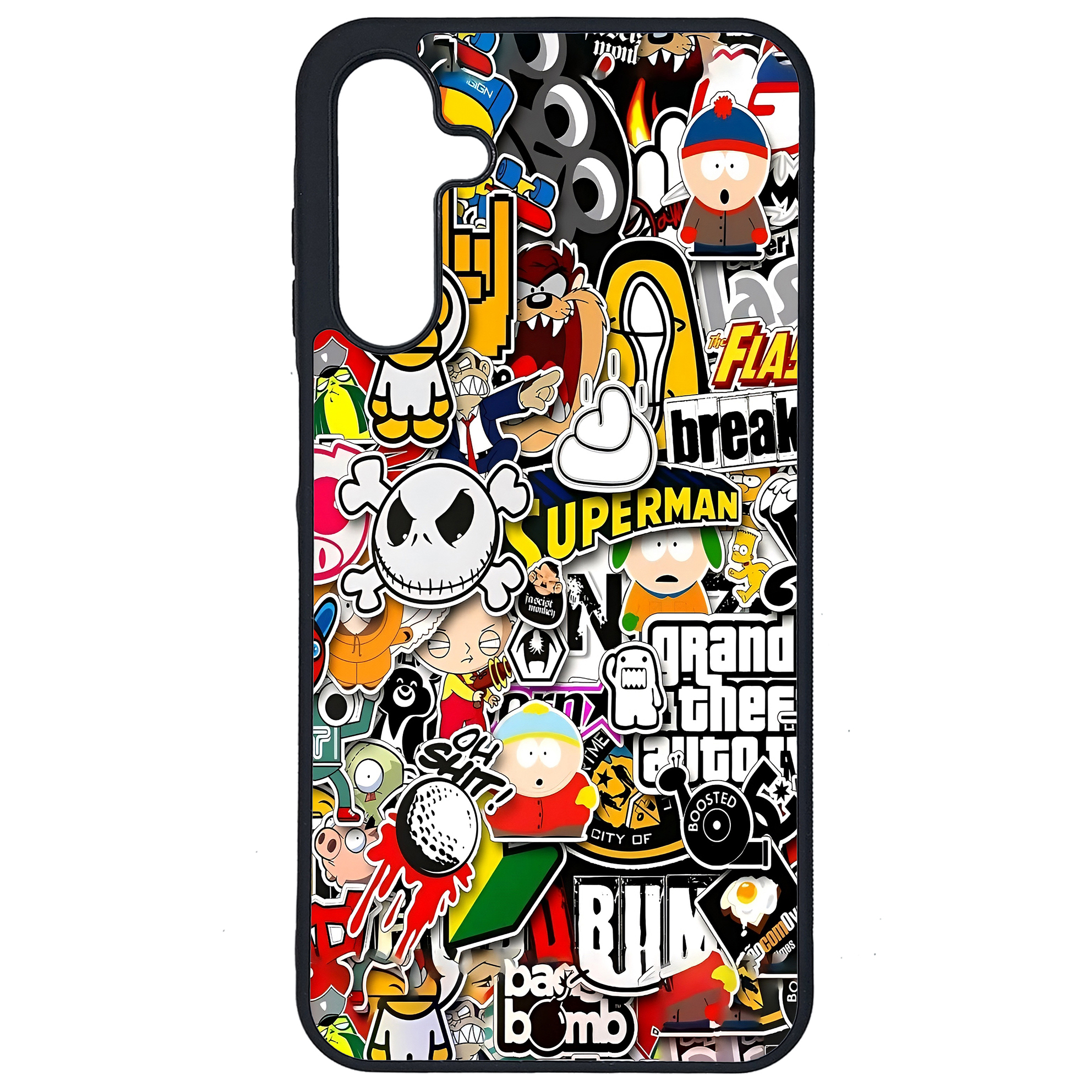 کاور طرح Grafitty کد G-050 مناسب برای گوشی موبایل سامسونگ Galaxy A15 4G / A15 5G | دیجی قاب دونی