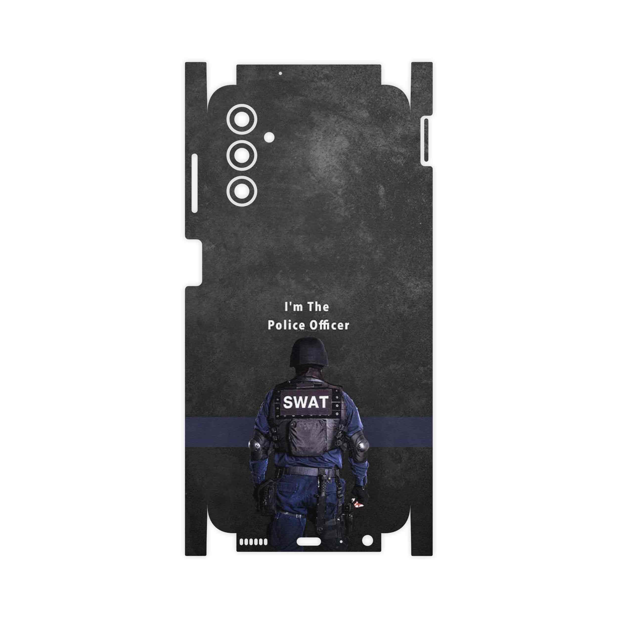 برچسب پوششی ماهوت مدل Police Officer-FullSkin مناسب برای گوشی موبایل سامسونگ Galaxy M13 (India)
