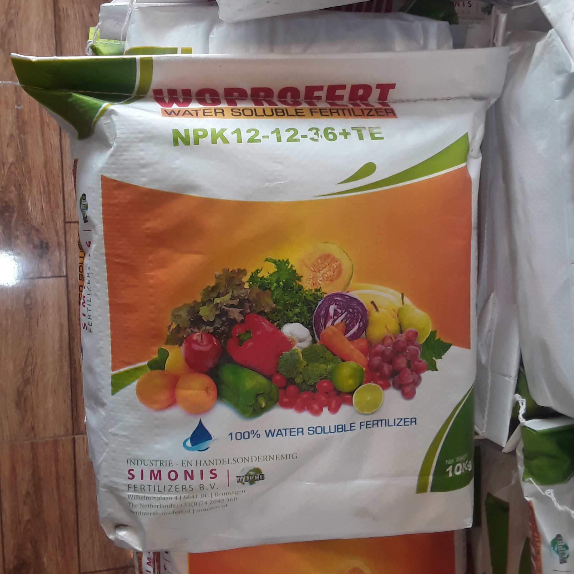 کود  12-12-36    NPK   ووپروفرت هلندی (شرکت سیمونیس هلند )