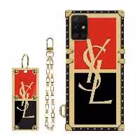 کاور یا قاب صندوقی طرح YSL مناسب برای گوشی موبایل سامسونگ Galaxy A51 به همراه بند آویز