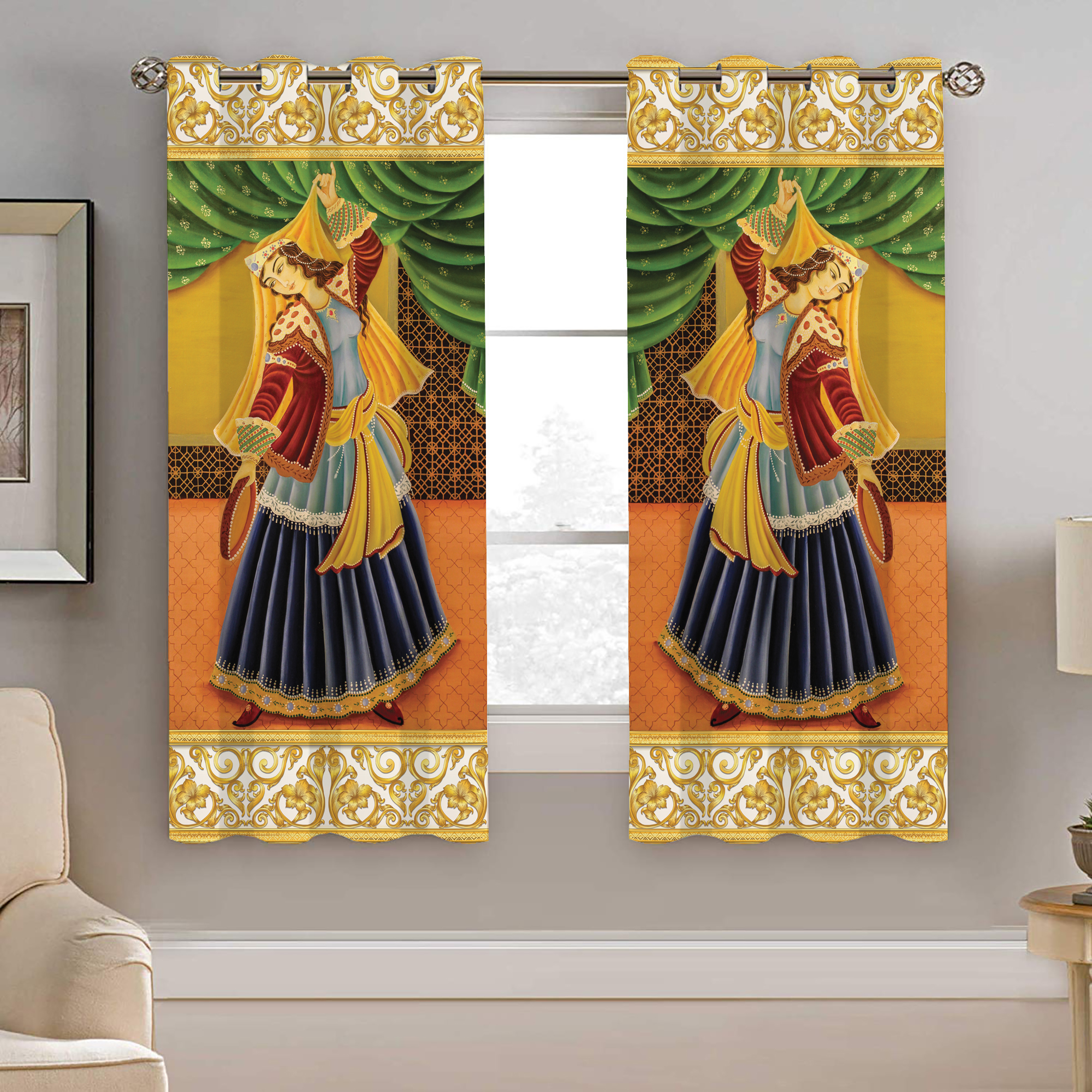 پرده نیروانا مدل plk2071 سایز 190 × 140 سانتی متر