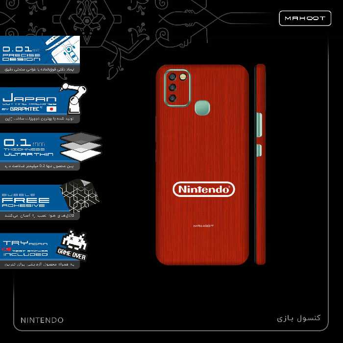 برچسب پوششی ماهوت مدل NINTENDO-FullSkin مناسب برای گوشی موبایل اینفینیکس Smart 6 X657B