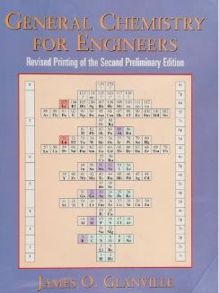 خرید و دانلود نسخه کامل کتاب General chemistry for engineers BY Glanville - Pdf