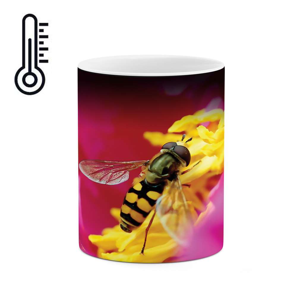 ماگ حرارتی طرح زنبور مدل mgh01749