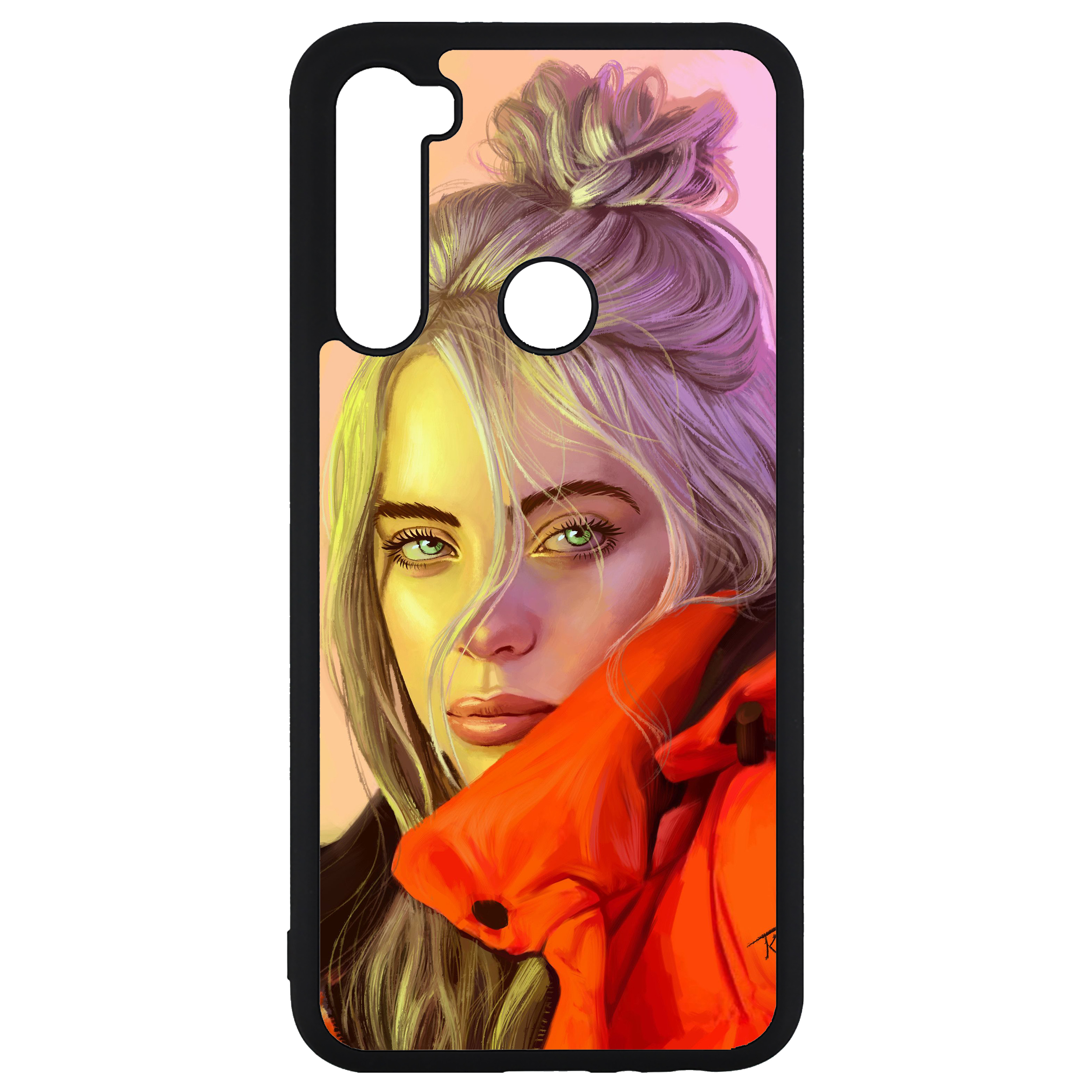 کاور طرح Billie Eilish مدل CHL50217 مناسب برای گوشی موبایل شیائومی Redmi Note 8