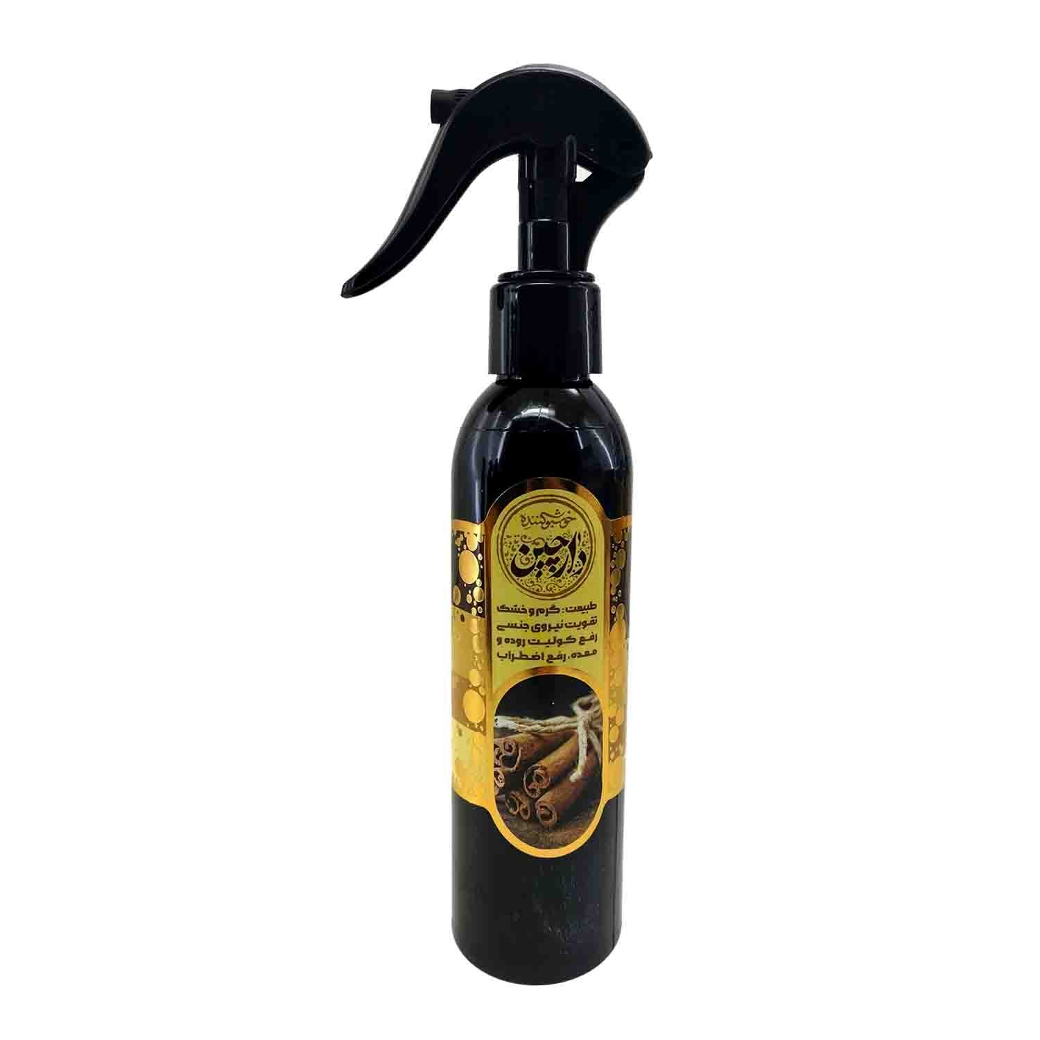 اسپری عطر دارچین اقتصادی طیبستان فدک (خوش بو کننده درمانی بدن و هوا )