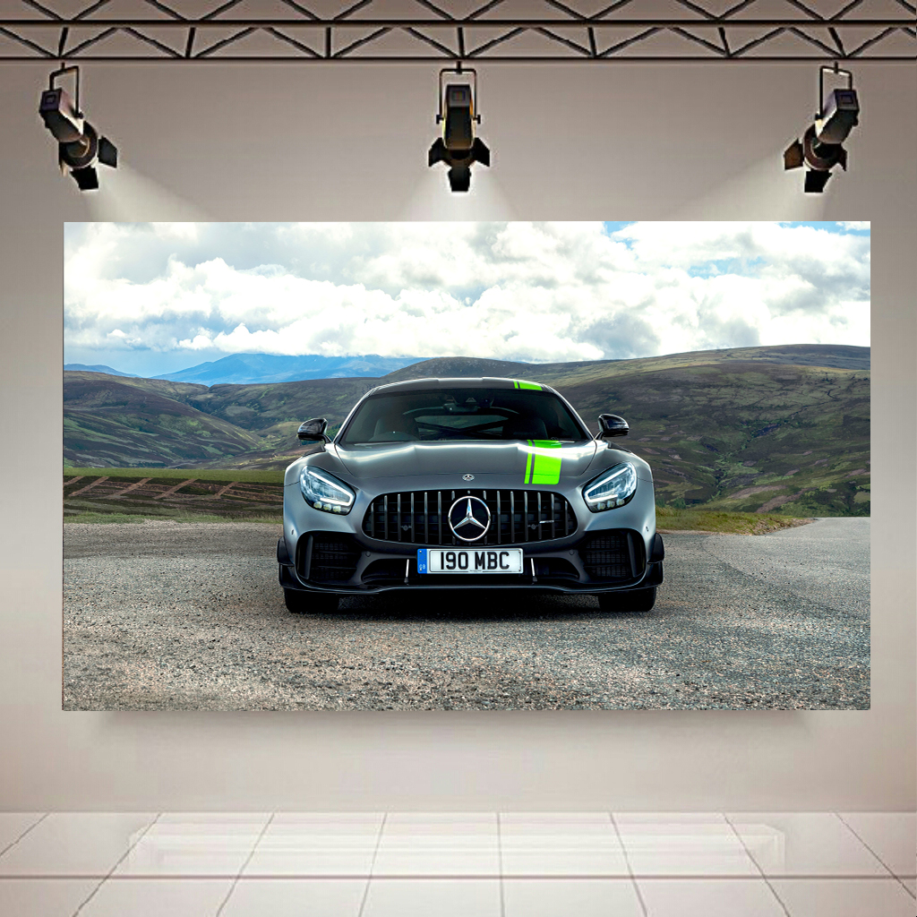 تابلو بوم طرح ماشین مدل بنز Mercedes-A MG GT R PRO کد AR2563